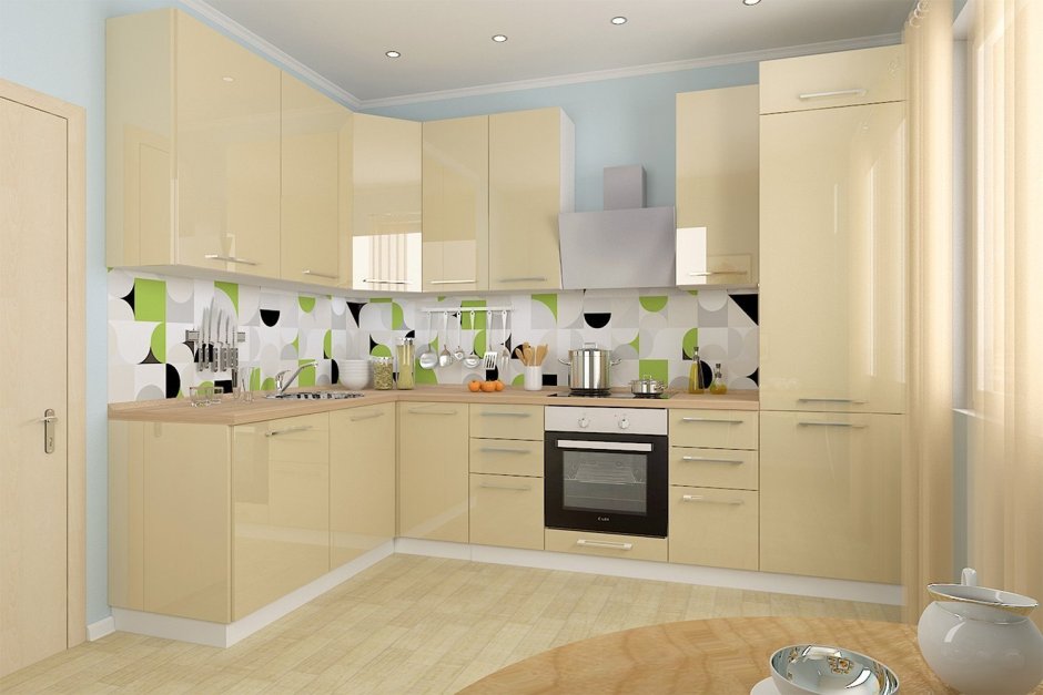 Бюджетные угловые кухни