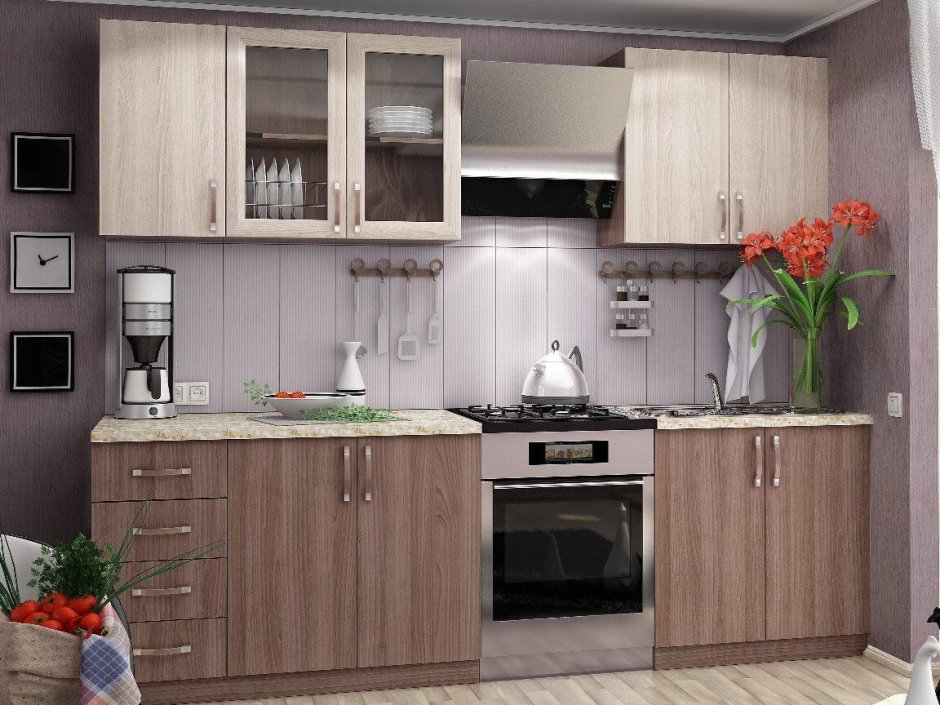 Фартук на кухню белые розы