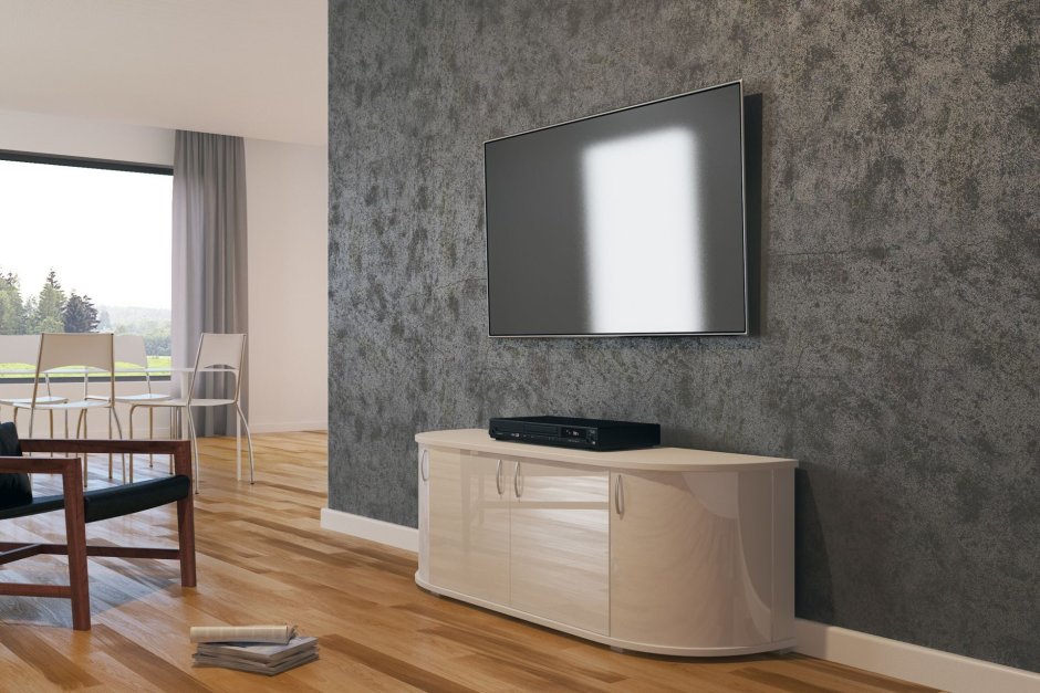 Тумба под телевизор радиусная