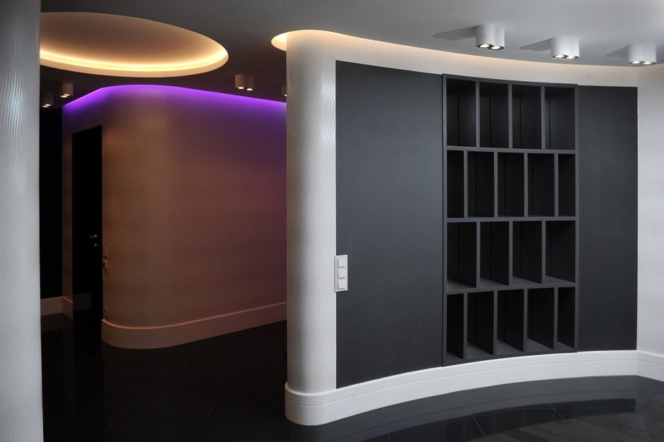 Комод полукруглый Сильвия белый ясень