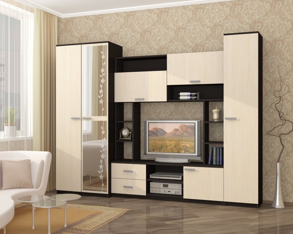 Стенка Рошель Сурская мебель