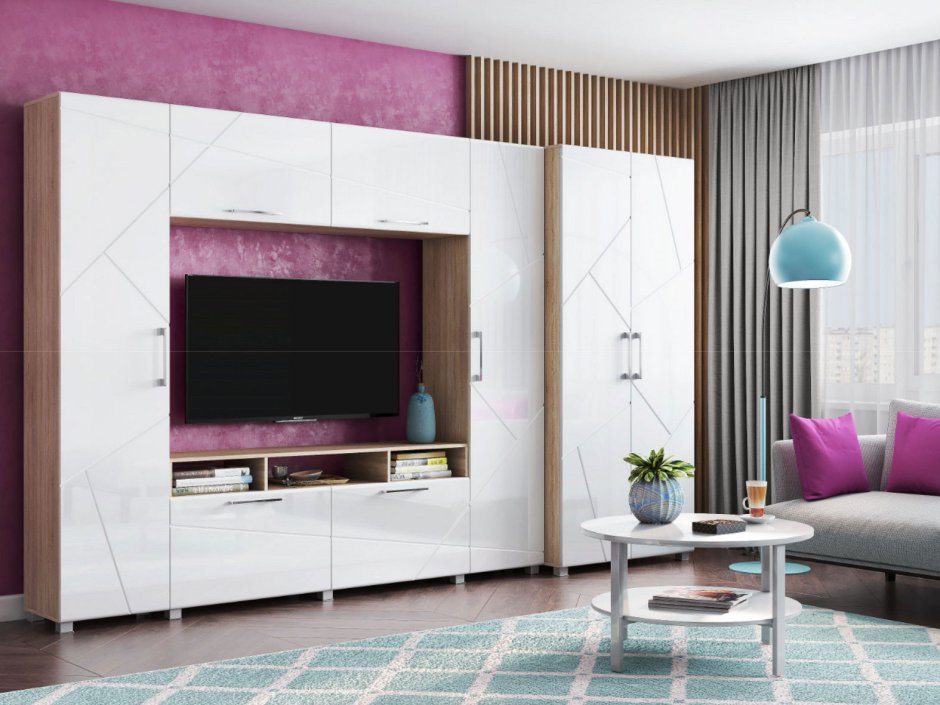 Стенка "Майя-2"ясень шимо