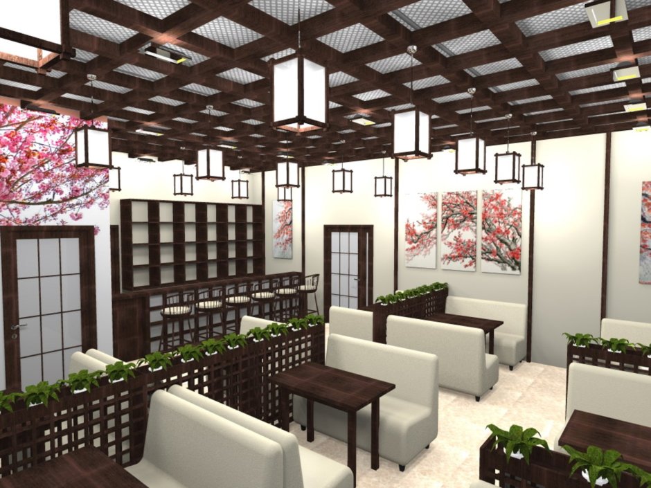 Кафе в японском стиле