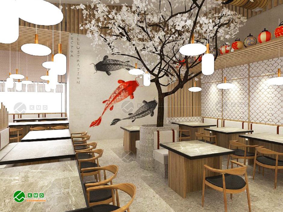 Кафе в японском стиле