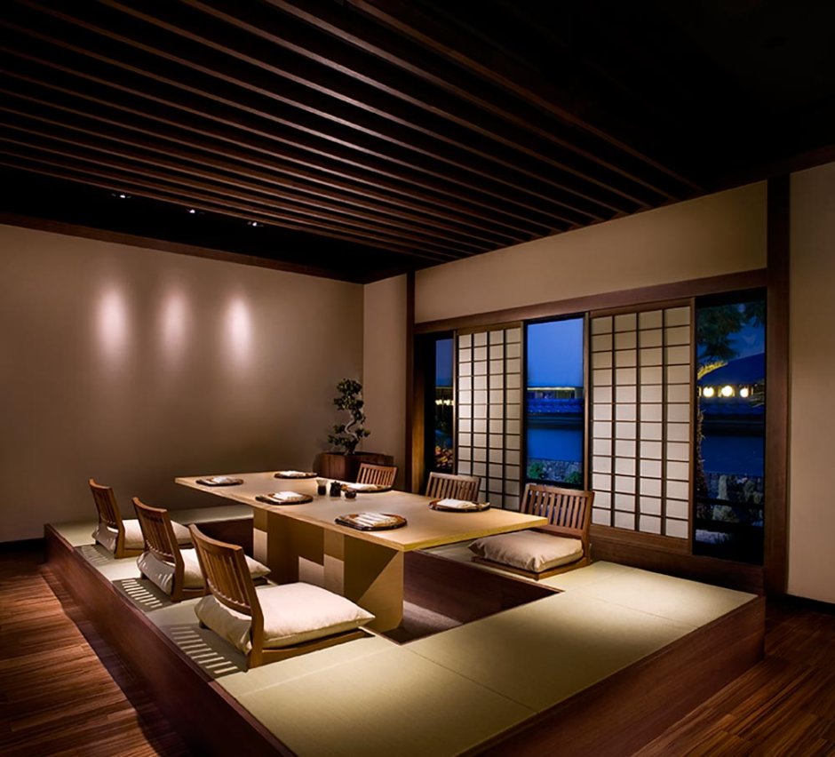 Рестораны в японском стиле архитектура