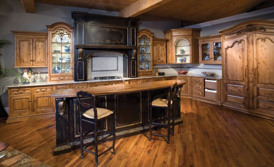 Кухонные гарнитуры классика в старинном стиле