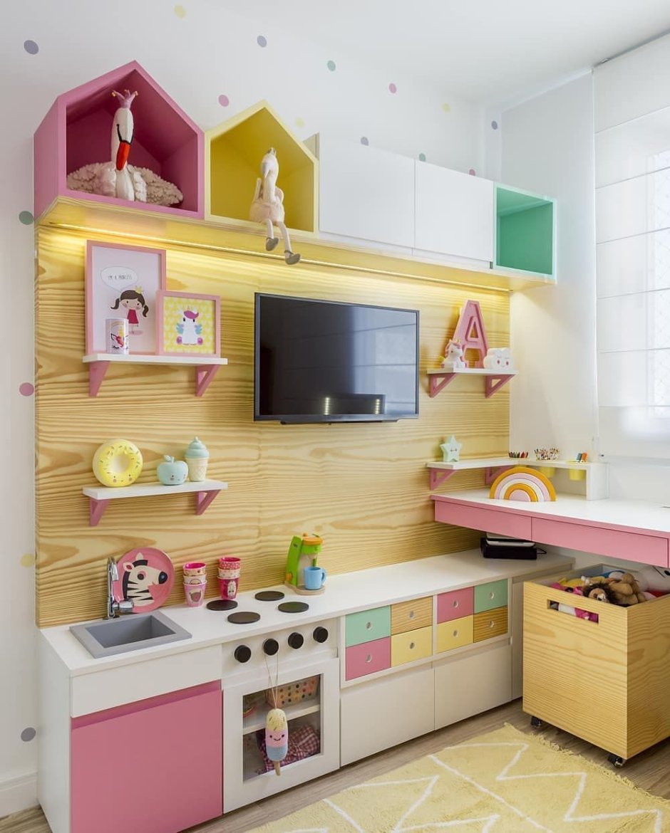 Детская игровая комната для девочки