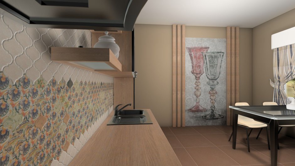 Арабески Котто Kerama Marazzi