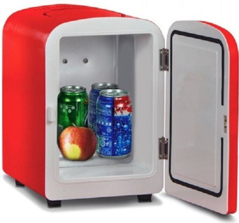 Мини-холодильник Baseus Igloo Mini Fridge for students (6l Cooler and Warmer)220v eu белый (acxbw-a0