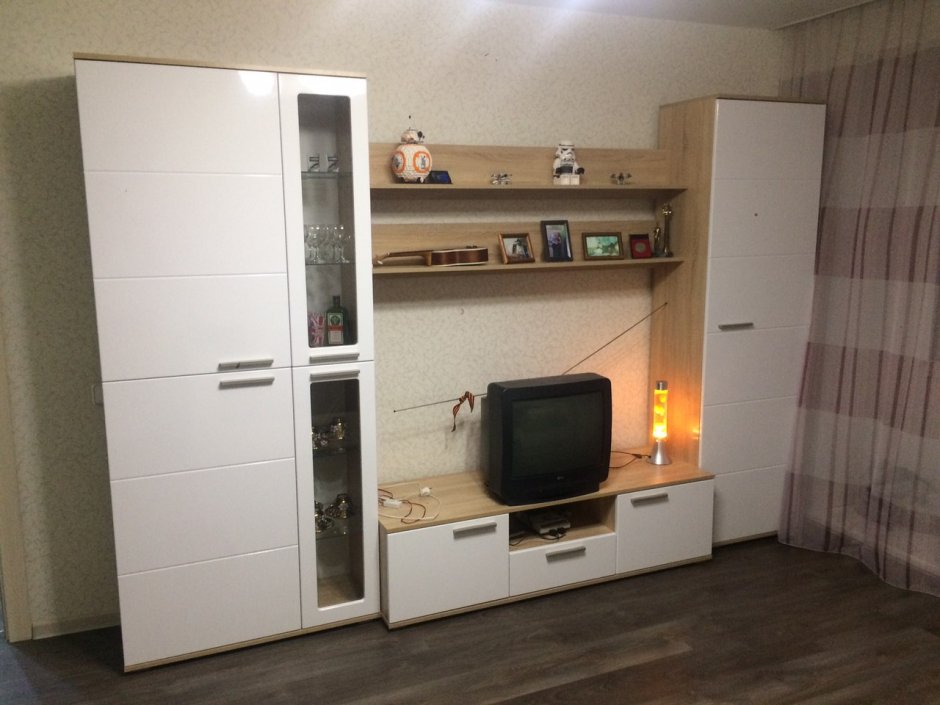 Стенка лофт 170 много мебели