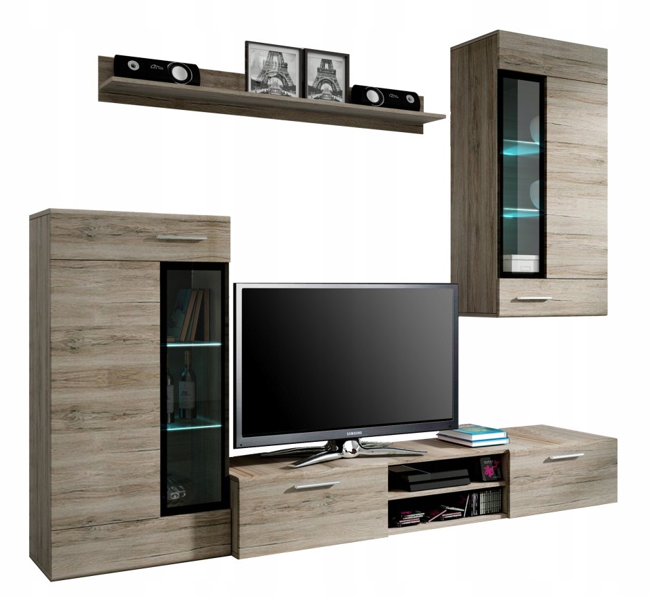 Стенка танго модули дуб сонома