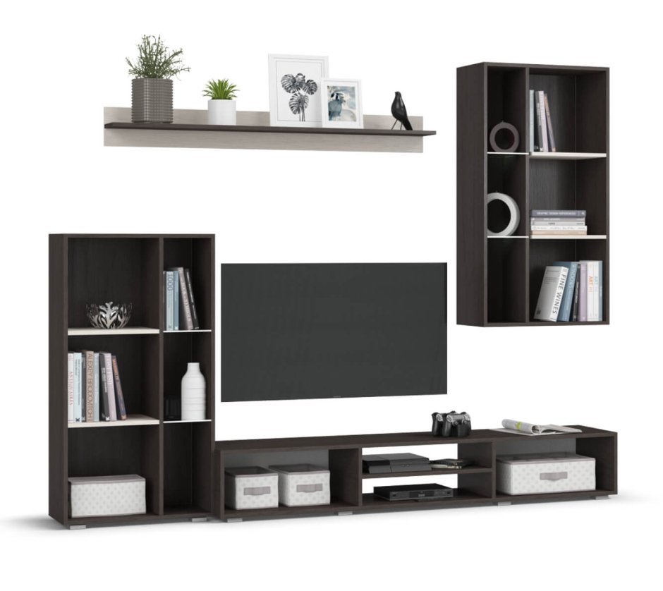 Стенка Lux венге, дуб