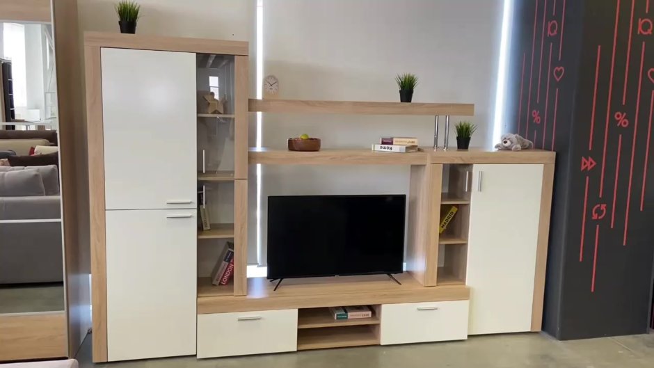 Стенка Монтана сонома, белый