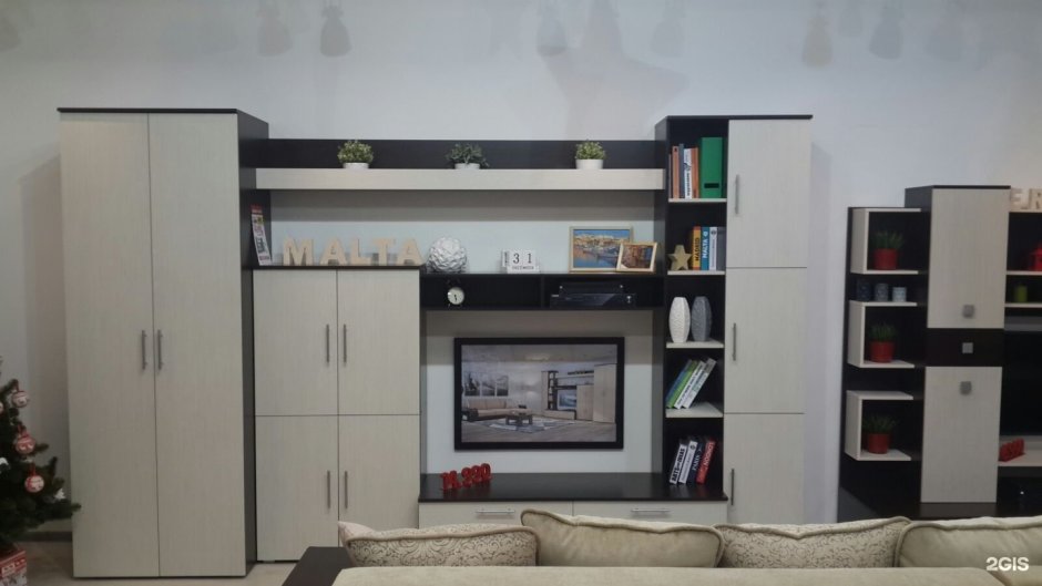 Стенка Мальта 4/5 сосна лоредо