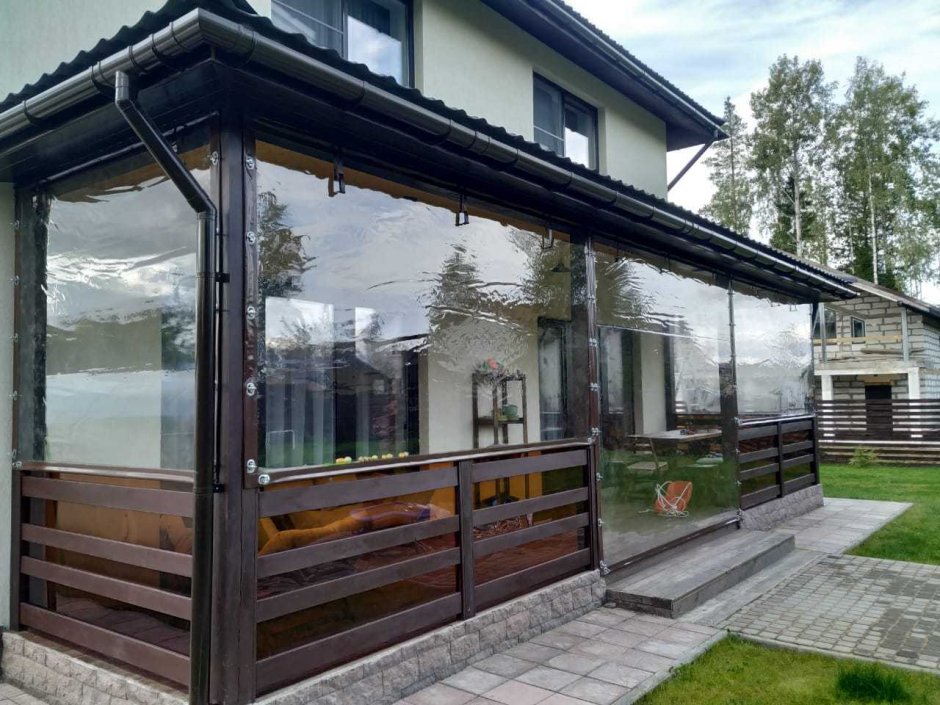 Гибкие окна для веранды