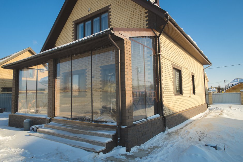 Алютех 100 остекление террасы