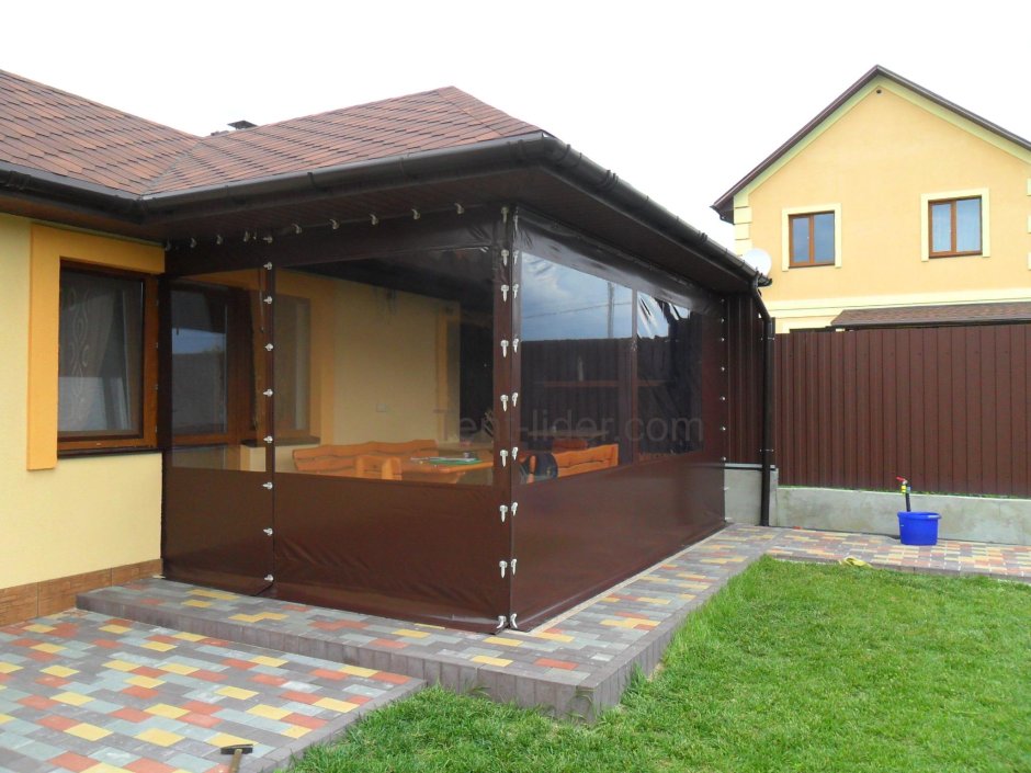 ПВХ шторы для террасы