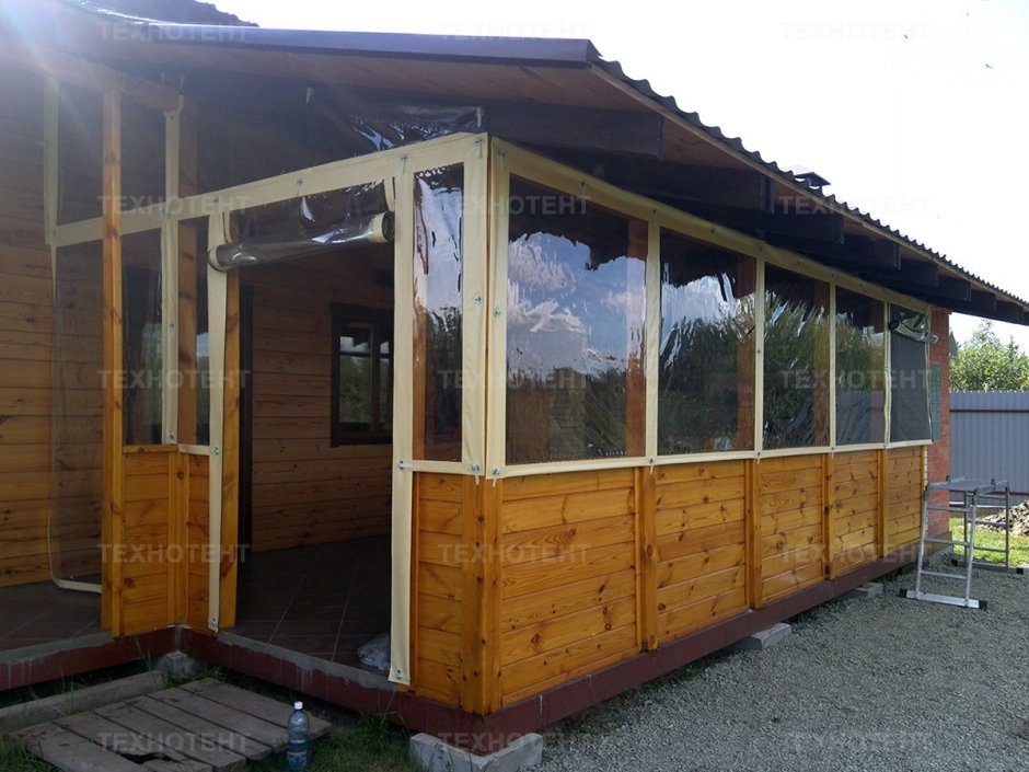 Веранда застекленная поликарбонатом