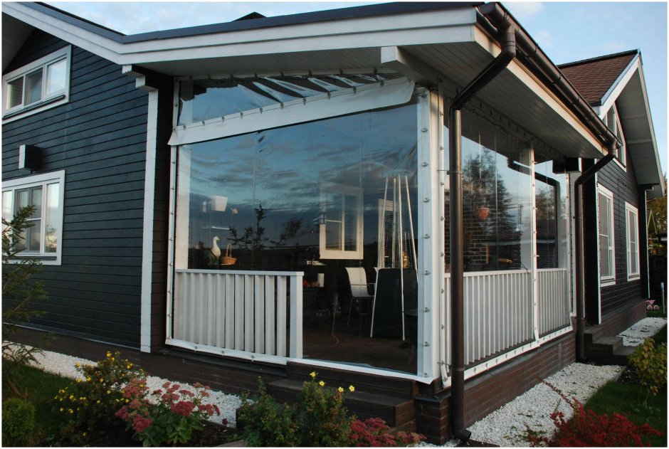 Мягкие окна для террасы