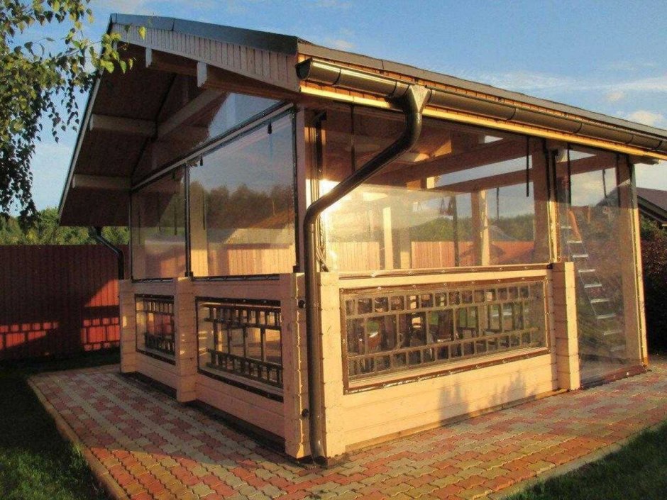 Мягкие окна с дверью