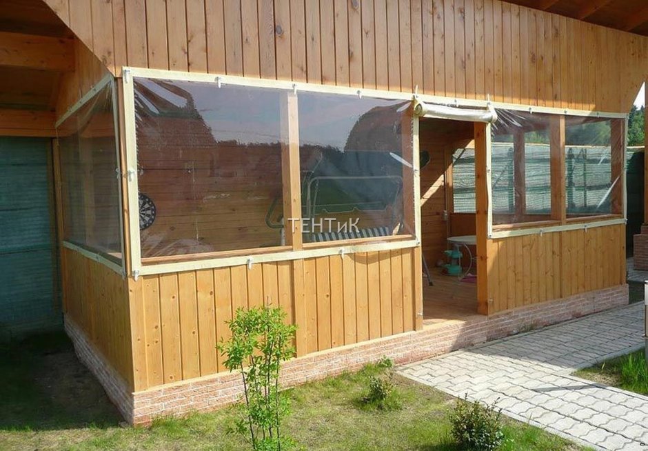 Окна в беседку из поликарбоната