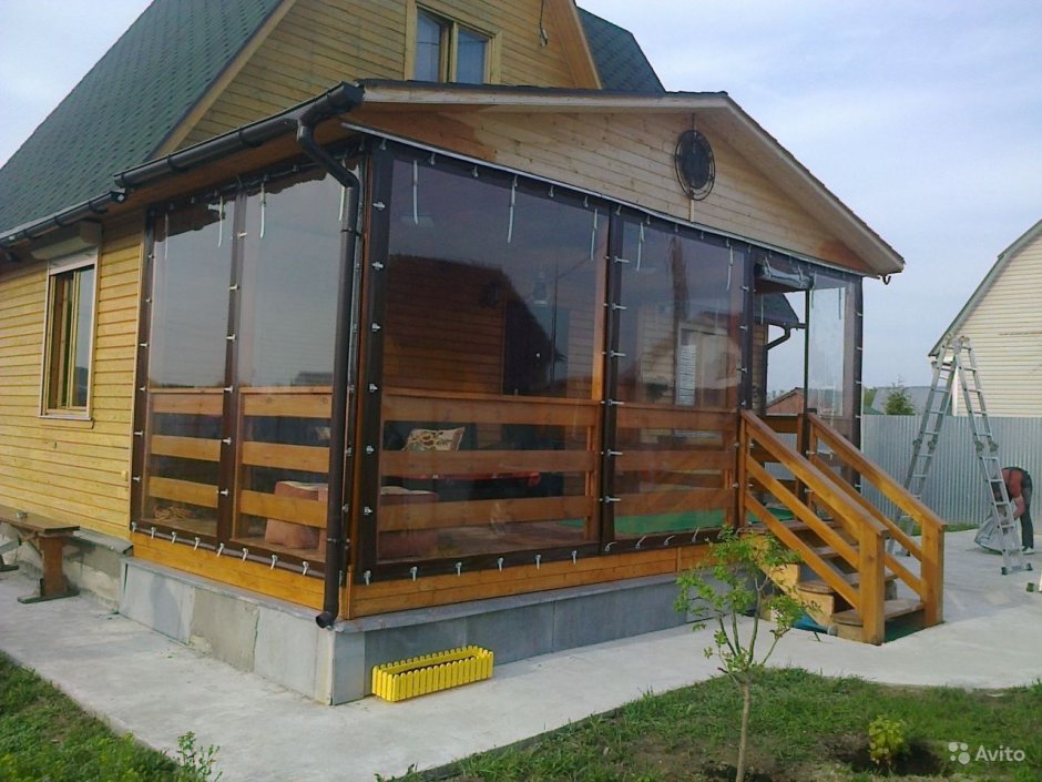 Гибкие окна для веранды