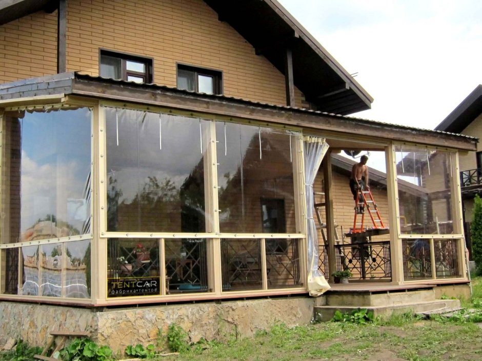 Мягкие окна для веранды