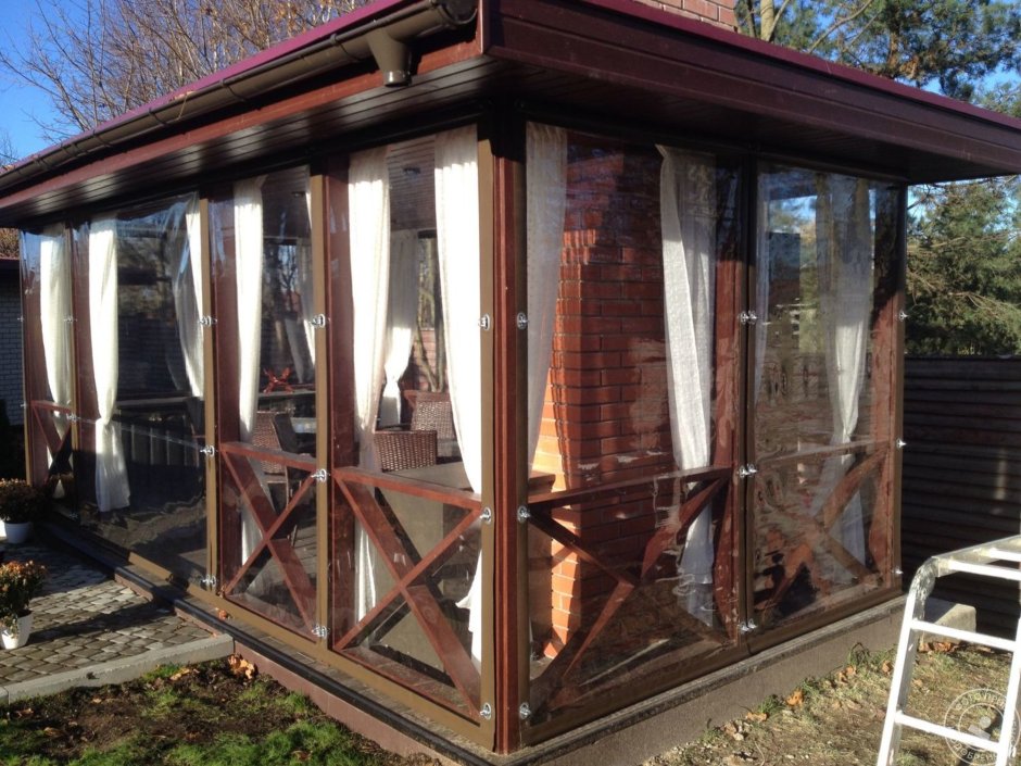 Мягкие окна для беседок