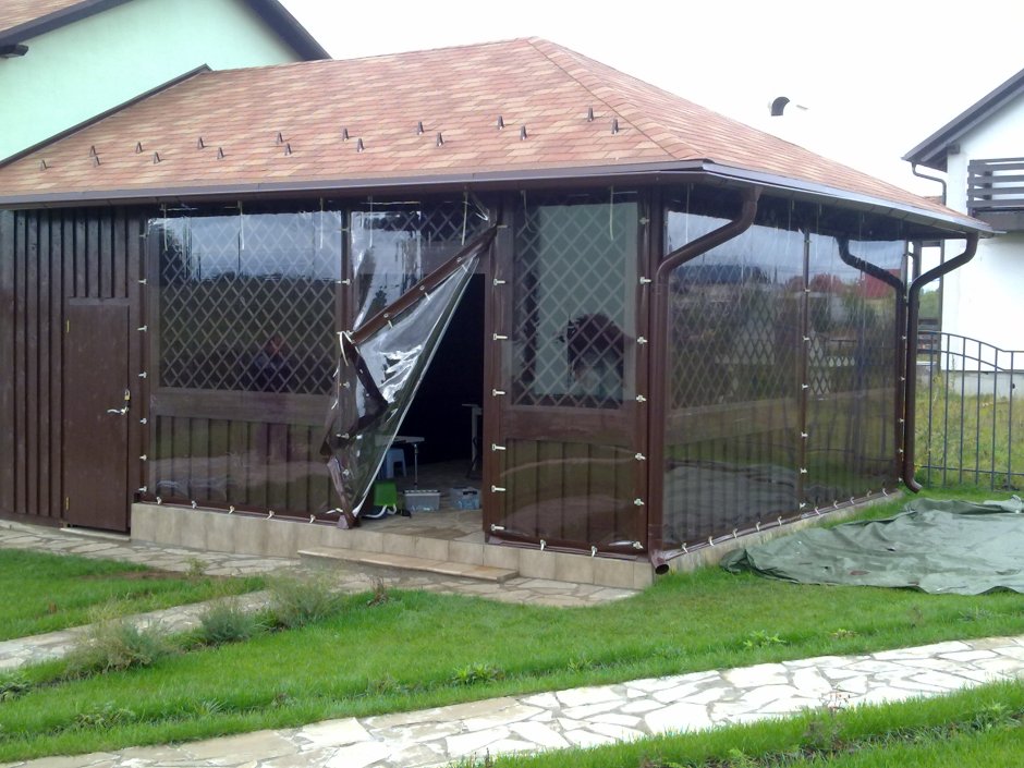 Мягкие окна для беседок