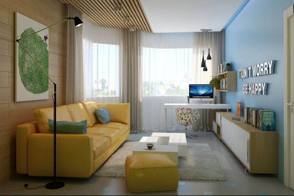 Светлая гостиная