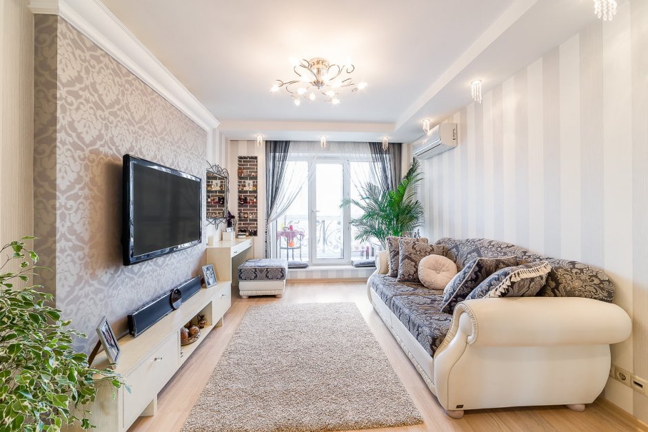 Интерьер маленькой гостиной