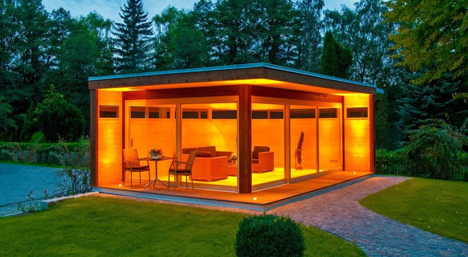 Г образные беседки