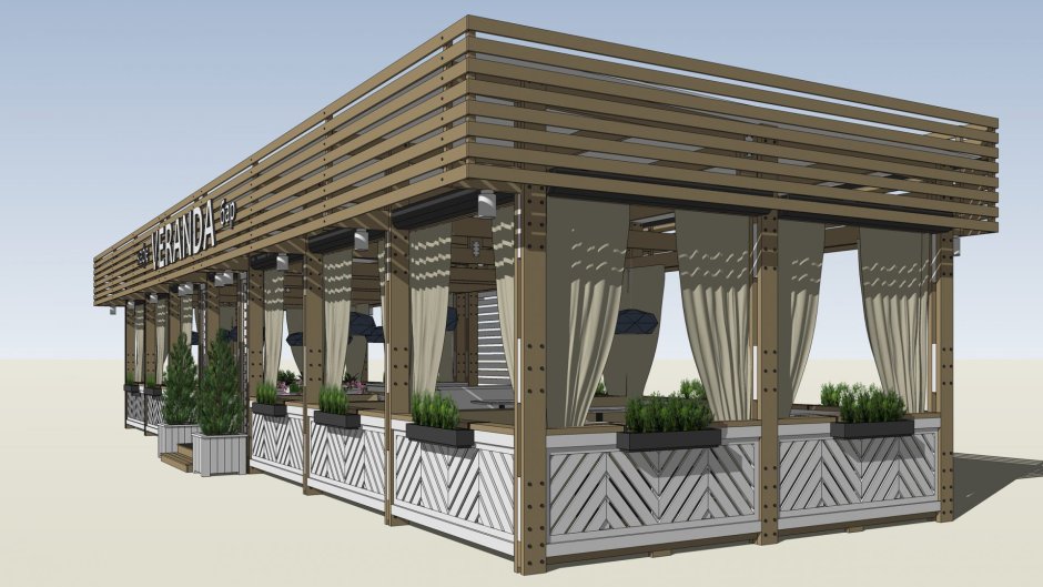 Шатер модель архикад