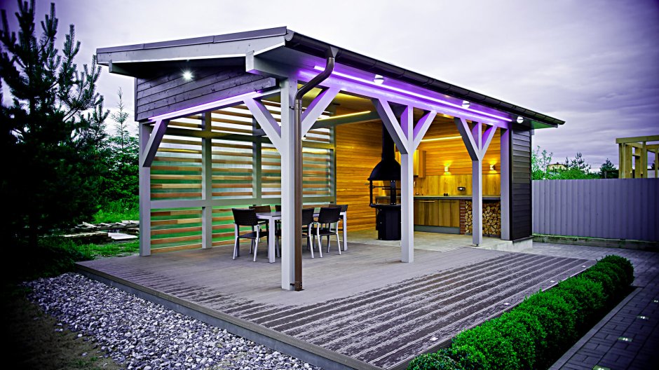 Современные беседки для дачи