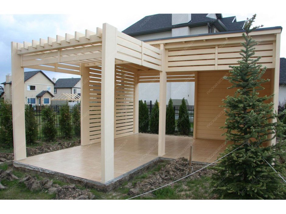 Угловая беседка