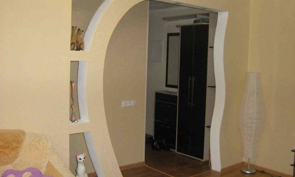 Декоративные арки из гипсокартона
