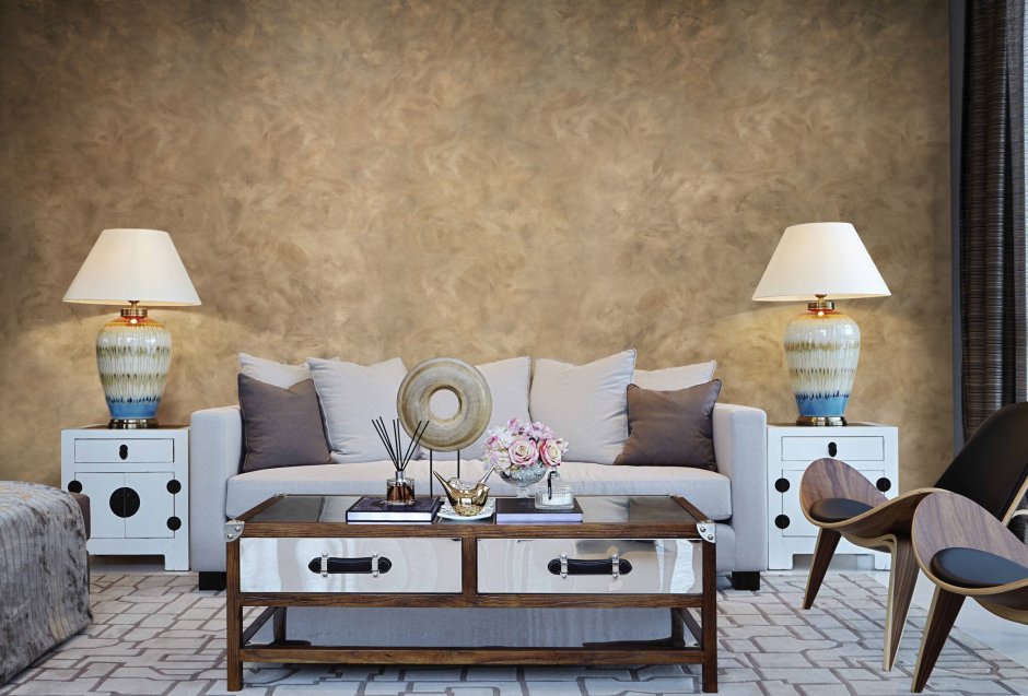 Декоративная штукатурка с эффектом замши