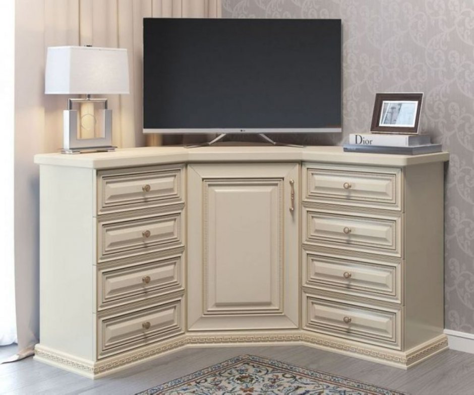 Угловые тумбы и комоды под телевизор