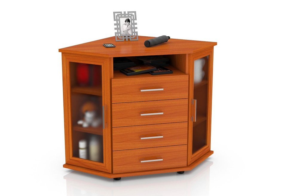 Комод угловой мебельный двор с-МД-к14д дуб