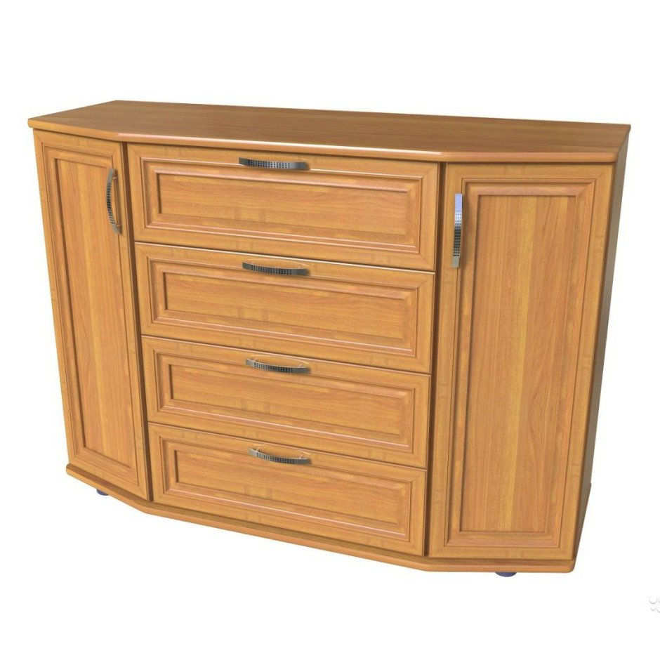 Феникс-комод км-1 дуб молочный