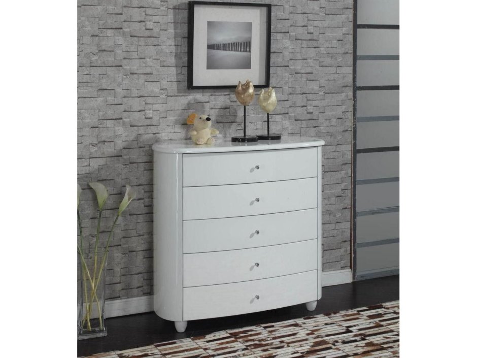 Комод с закругленными углами