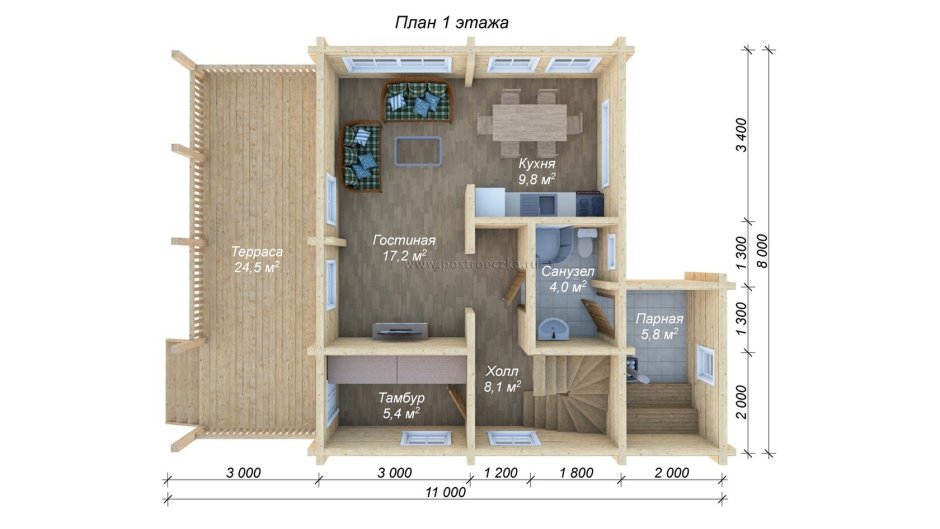 Каркасный дом мега Дыбенко