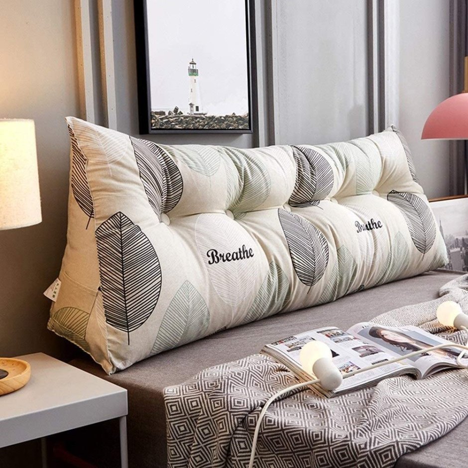 Подушка для изголовья кровати 100% хлопок, scenario