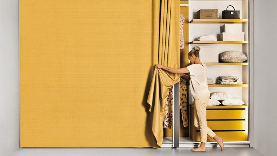 Тканевые двери для шкафа