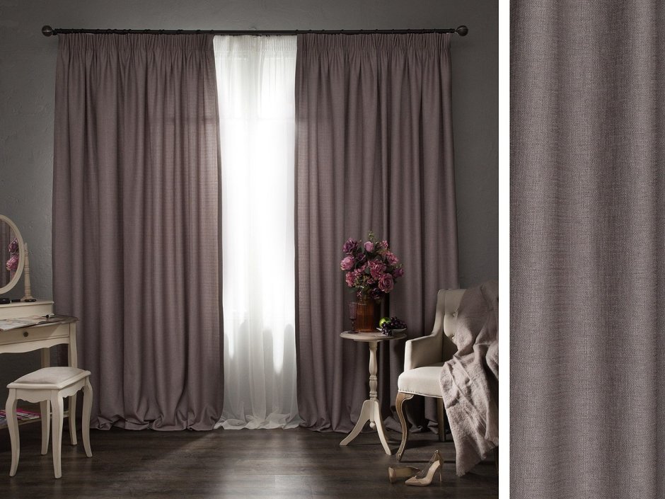 Шторы из канваса