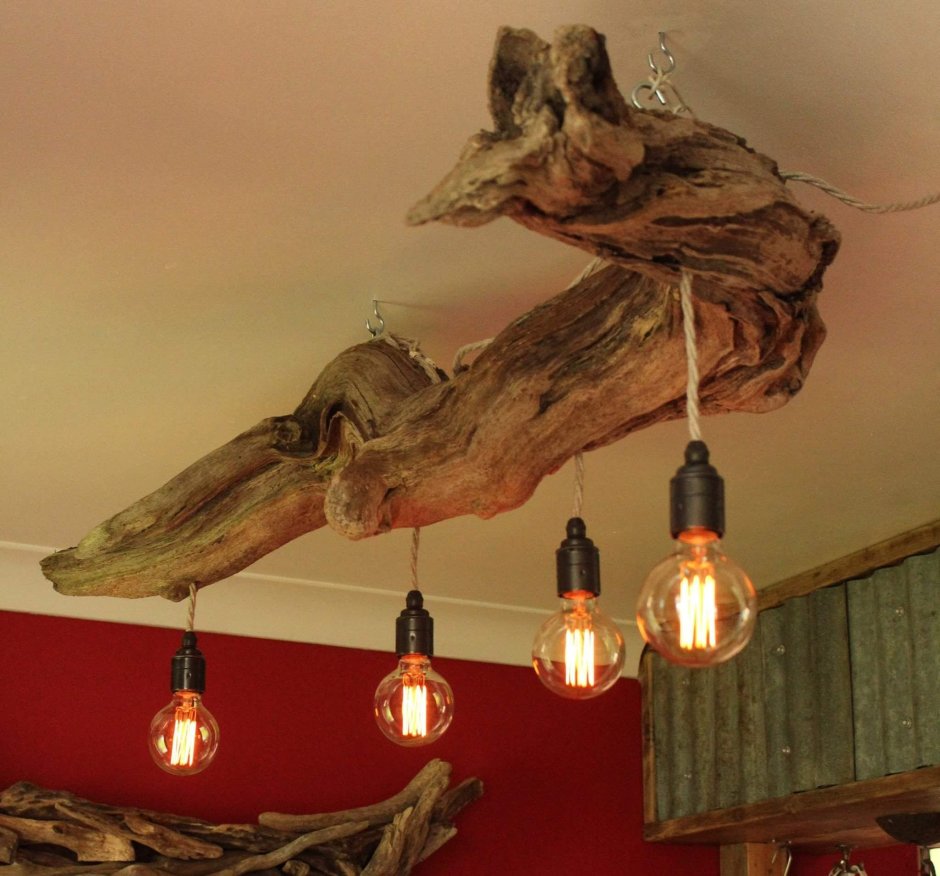 Люстра колесо в беседку