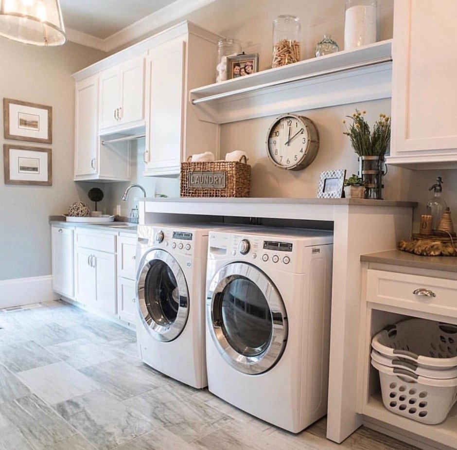 Постирочная с сушильной машиной