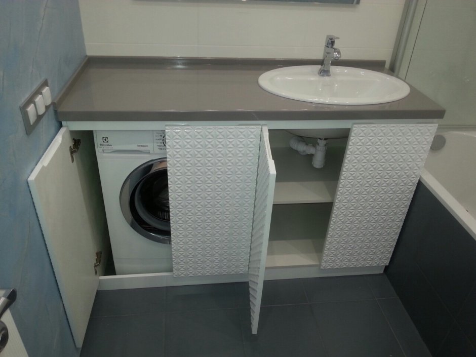 Тумба под раковину и стиральную машину в ванную