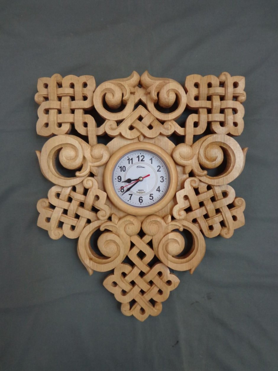Art nouveau деревянные часы