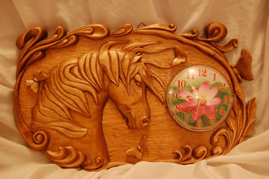 Роспись по дереву по резьбе